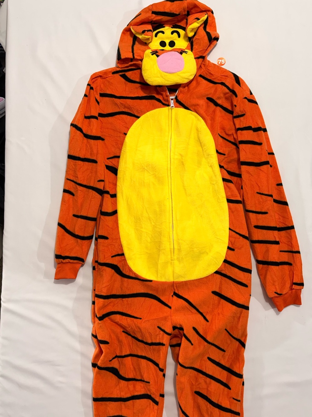 Adult Small Tiger Halloween costume orange and black